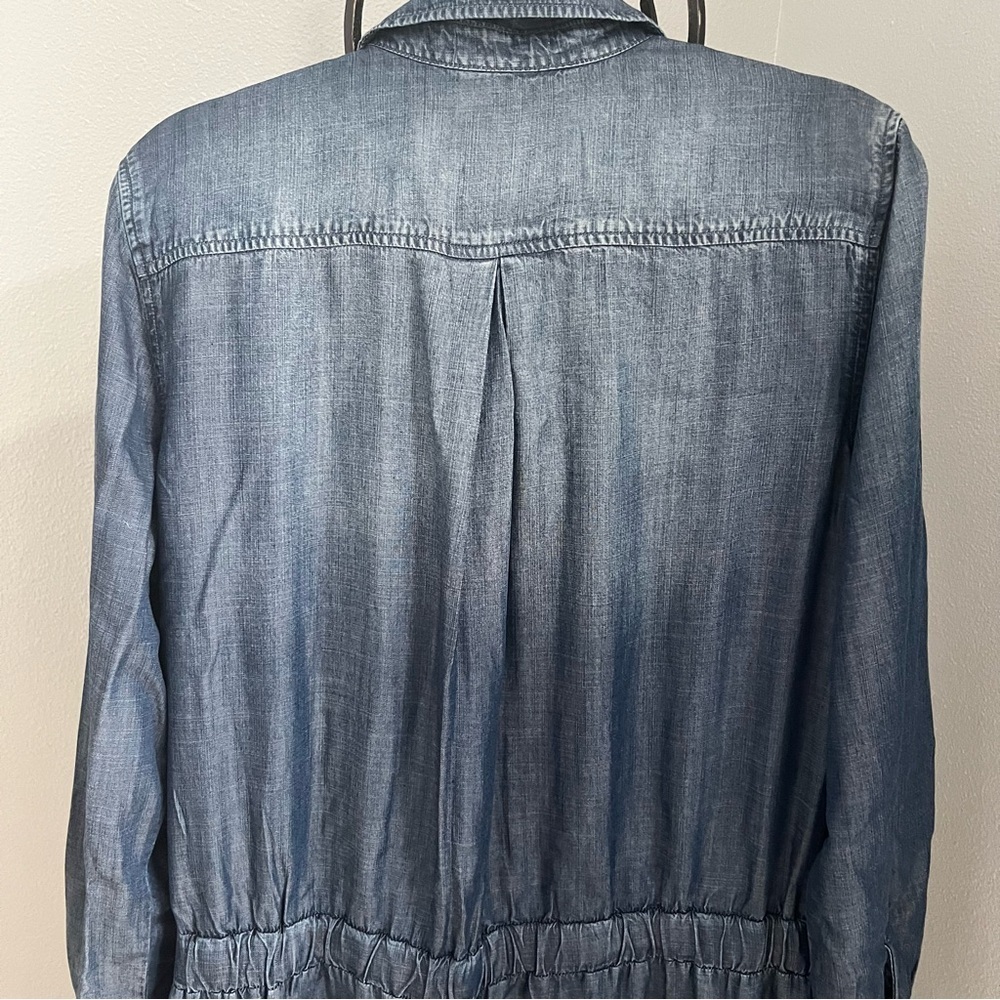 Cloth & Stone Indigo Denim Overalls - Picture 9 of 13